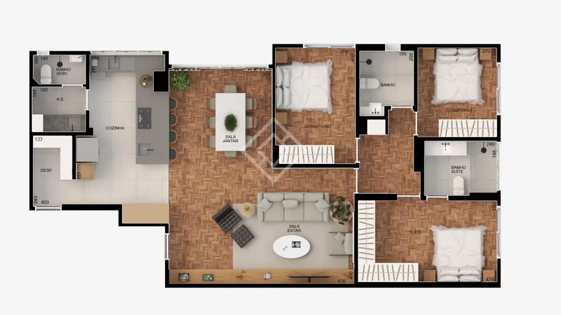 Foto 7 de Apartamento com 3 quartos à venda, 122m2 em Santa Cecília, São Paulo - SP