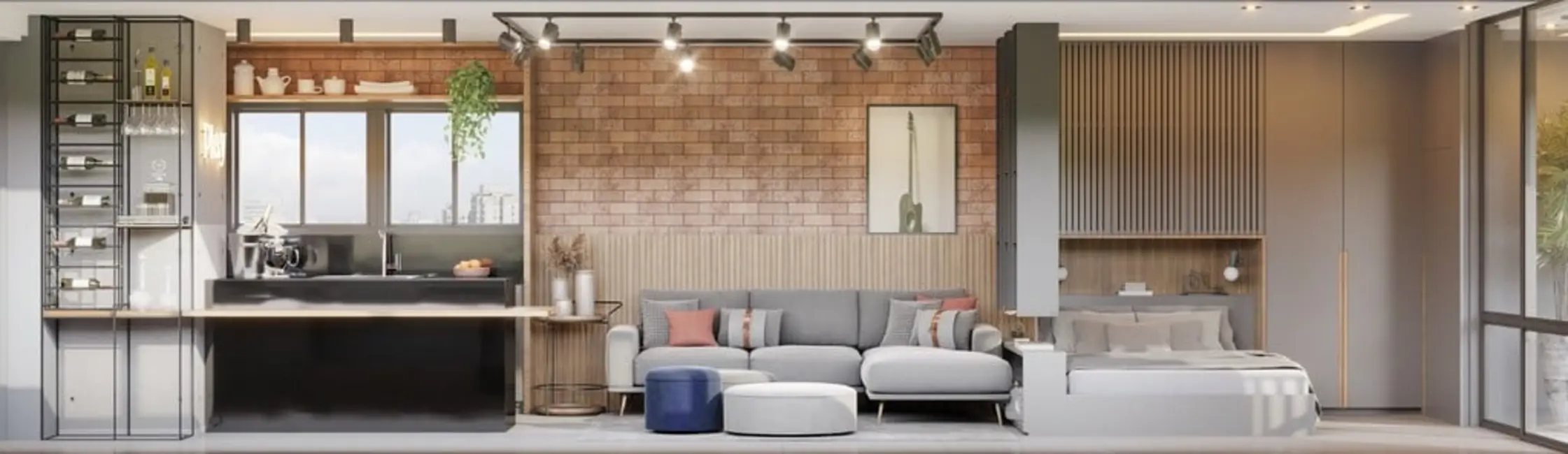 Apartamento com 1 quarto à venda, 60m2 em Vila Madalena, São Paulo - SP - imagem 6 Foto 6 de Apartamento com 1 quarto à venda, 60m2 em Vila Madalena, São Paulo - SP