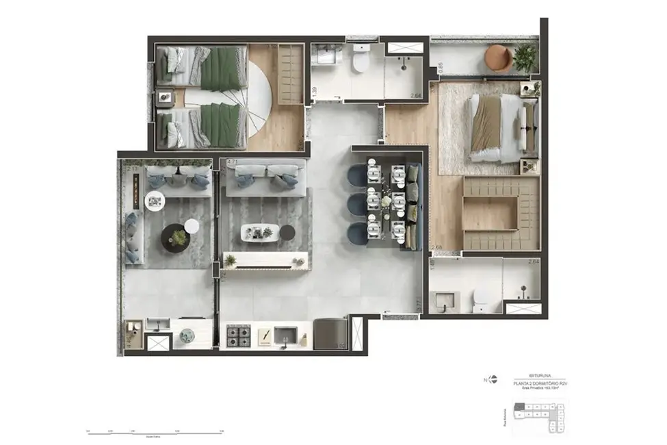 Foto 3 de Apartamento com 2 quartos à venda, 63m2 em Saúde, São Paulo - SP