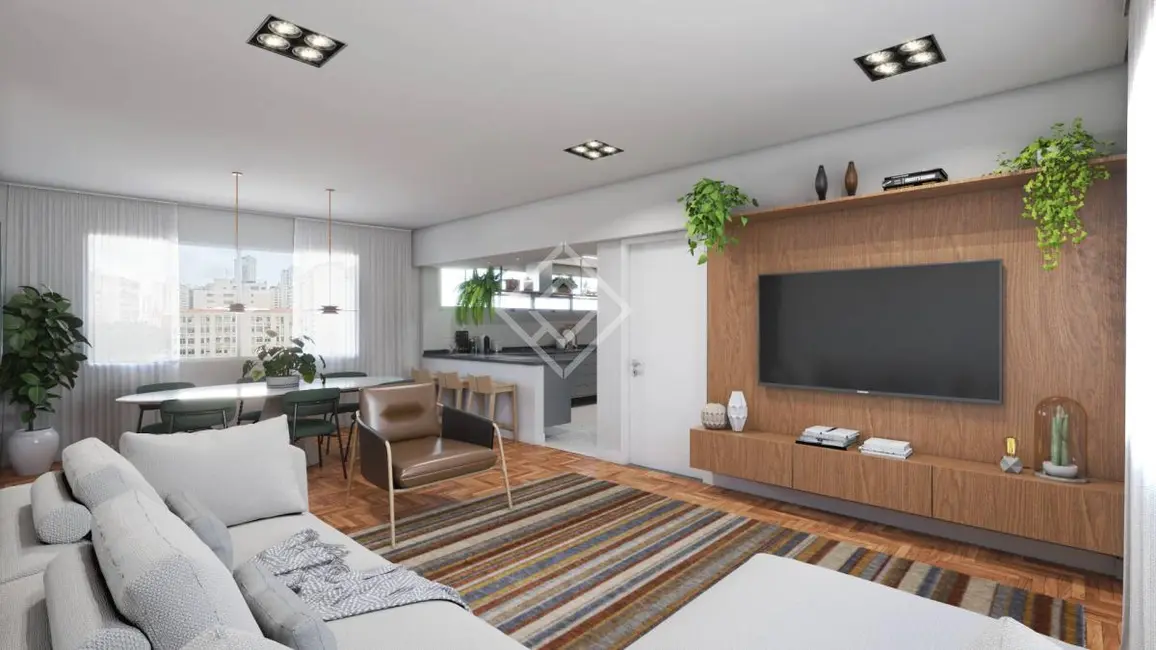 Apartamento com 3 quartos à venda, 144m2 em Higienópolis, São Paulo - SP - imagem 3 Foto 3 de Apartamento com 3 quartos à venda, 144m2 em Higienópolis, São Paulo - SP