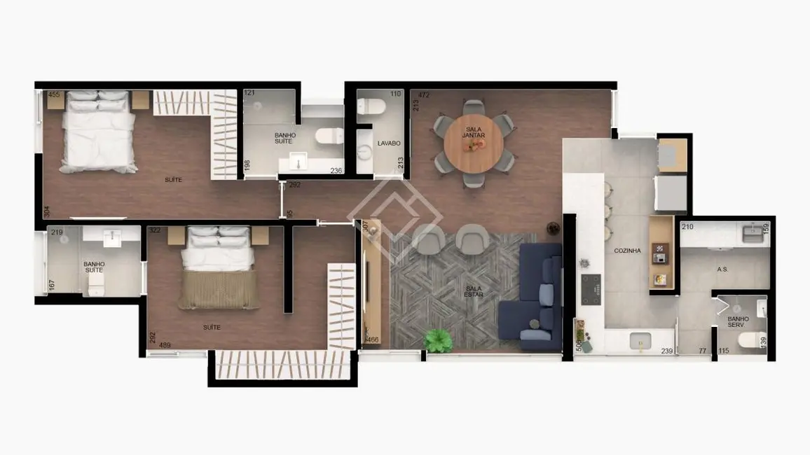 Apartamento com 2 quartos à venda, 100m2 em Cerqueira César, São Paulo - SP - imagem 2 Foto 2 de Apartamento com 2 quartos à venda, 100m2 em Cerqueira César, São Paulo - SP