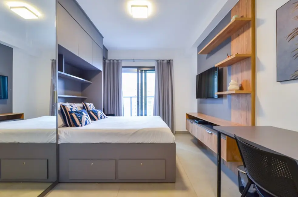 Foto 9 de Apartamento com 1 quarto à venda, 24m2 em Indianópolis, São Paulo - SP