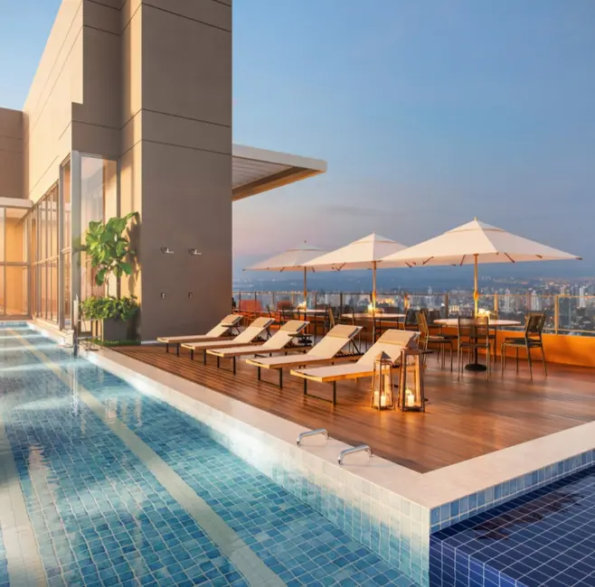 Apartamento com 1 quarto à venda, 27m2 em Chácara Santo Antônio (Zona Sul), São Paulo - SP - imagem 4 Foto 4 de Apartamento com 1 quarto à venda, 27m2 em Chácara Santo Antônio (Zona Sul), São Paulo - SP