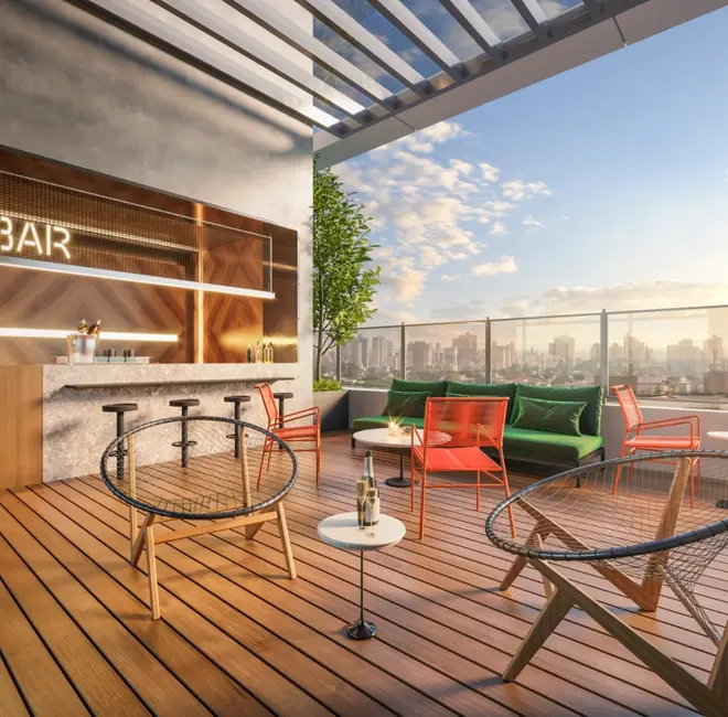 Apartamento com 1 quarto à venda, 27m2 em Chácara Santo Antônio (Zona Sul), São Paulo - SP - imagem 6 Foto 6 de Apartamento com 1 quarto à venda, 27m2 em Chácara Santo Antônio (Zona Sul), São Paulo - SP