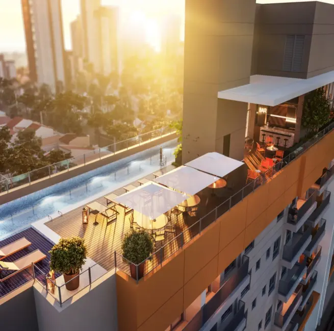 Apartamento com 1 quarto à venda, 27m2 em Chácara Santo Antônio (Zona Sul), São Paulo - SP - imagem 3 Foto 3 de Apartamento com 1 quarto à venda, 27m2 em Chácara Santo Antônio (Zona Sul), São Paulo - SP