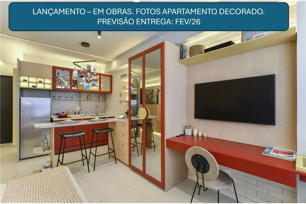Apartamento com 1 quarto à venda, 24m2 em Campo Belo, São Paulo - SP - imagem 1 Foto 1 de Apartamento com 1 quarto à venda, 24m2 em Campo Belo, São Paulo - SP