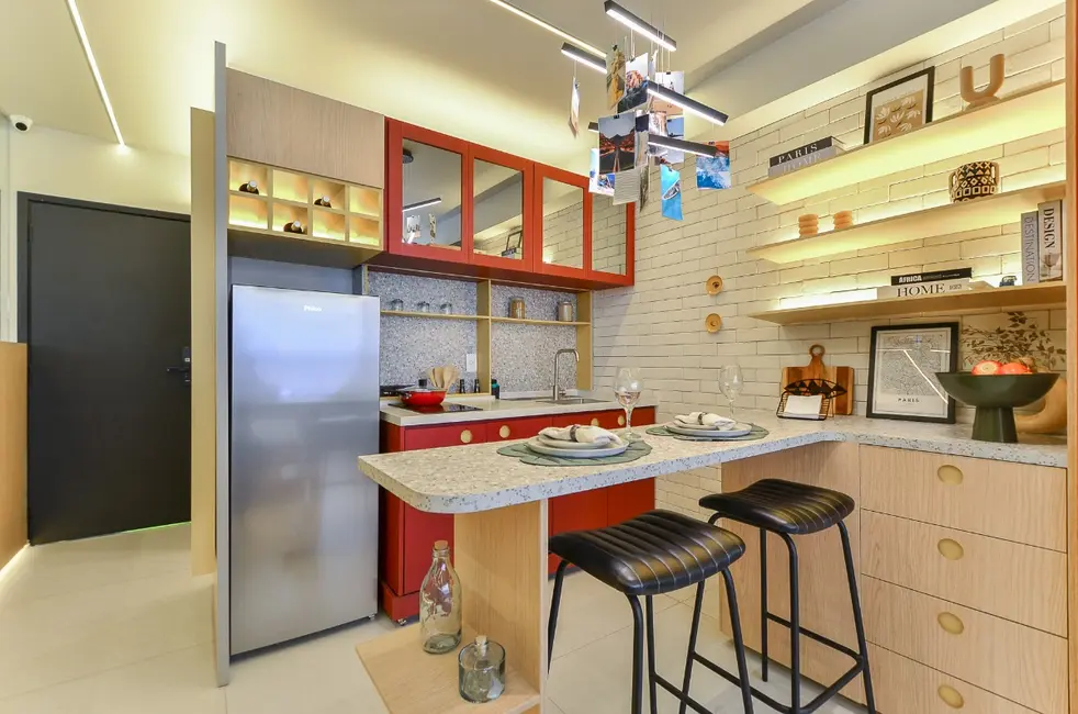 Apartamento com 1 quarto à venda, 36m2 em Campo Belo, São Paulo - SP - imagem 4 Foto 4 de Apartamento com 1 quarto à venda, 36m2 em Campo Belo, São Paulo - SP