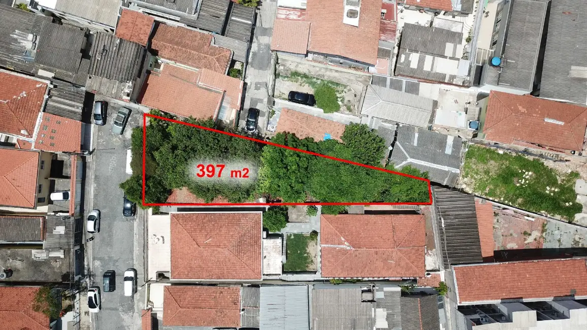 Foto 1 de Terreno / Lote à venda, 397m2 em Chora Menino, São Paulo - SP