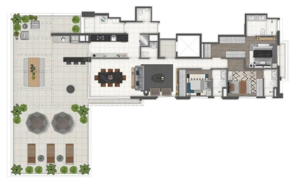 Foto 4 de Apartamento com 3 quartos à venda, 229m2 em Vila Mascote, São Paulo - SP