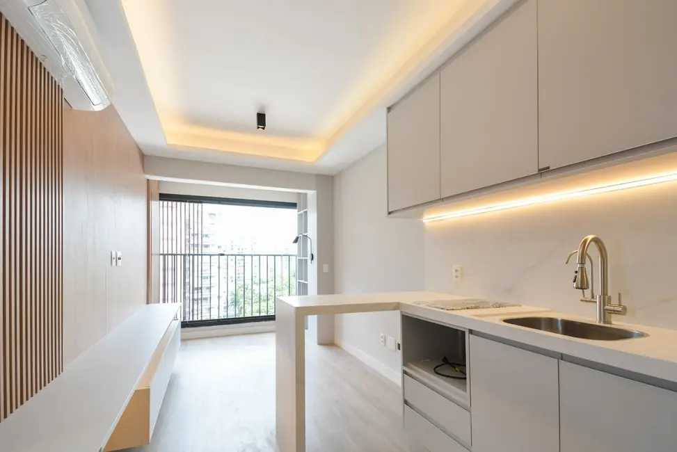 Apartamento com 1 quarto à venda, 29m2 em Moema, São Paulo - SP - imagem 2 Foto 2 de Apartamento com 1 quarto à venda, 29m2 em Moema, São Paulo - SP