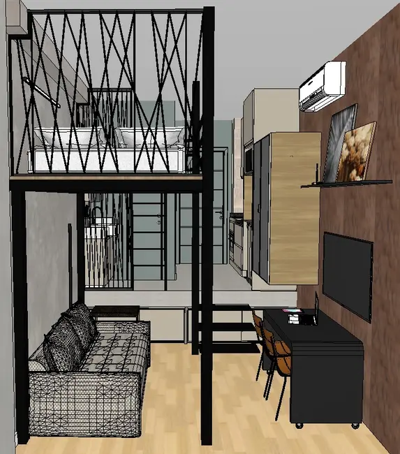 Apartamento à venda, 21m2 em Chácara Santo Antônio (Zona Sul), São Paulo - SP - imagem 6 Foto 6 de Apartamento à venda, 21m2 em Chácara Santo Antônio (Zona Sul), São Paulo - SP