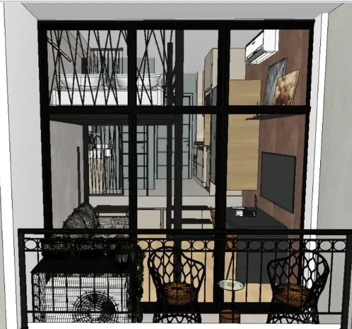 Apartamento à venda, 21m2 em Chácara Santo Antônio (Zona Sul), São Paulo - SP - imagem 2 Foto 2 de Apartamento à venda, 21m2 em Chácara Santo Antônio (Zona Sul), São Paulo - SP