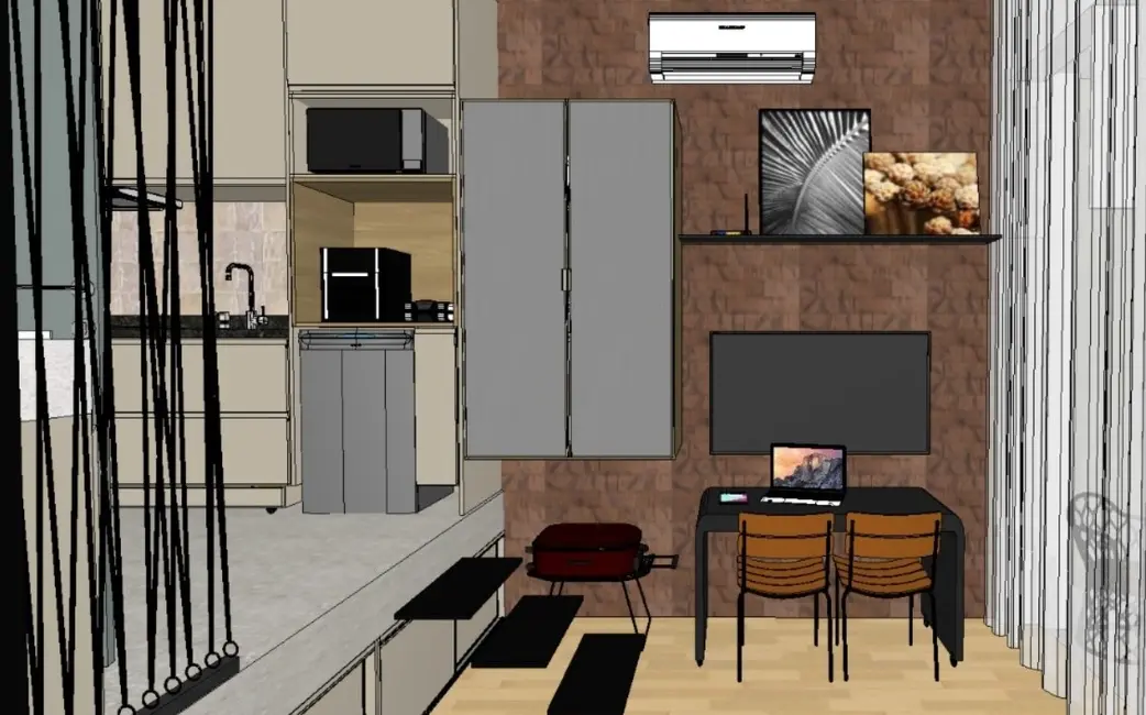 Apartamento à venda, 21m2 em Chácara Santo Antônio (Zona Sul), São Paulo - SP - imagem 8 Foto 8 de Apartamento à venda, 21m2 em Chácara Santo Antônio (Zona Sul), São Paulo - SP