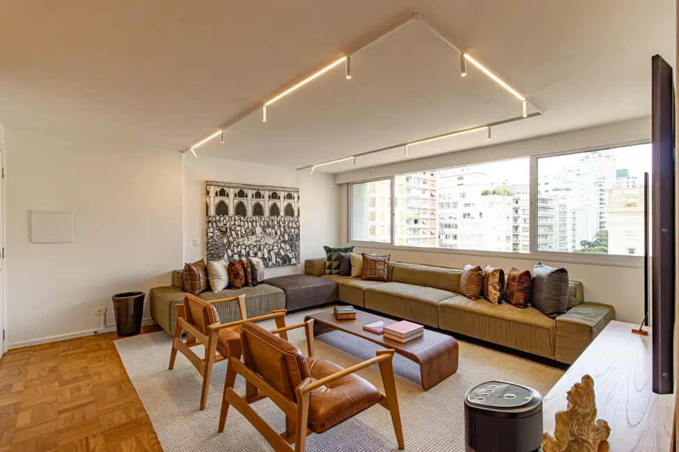 Apartamento com 3 quartos à venda, 128m2 em Higienópolis, São Paulo - SP - imagem 3 Foto 3 de Apartamento com 3 quartos à venda, 128m2 em Higienópolis, São Paulo - SP