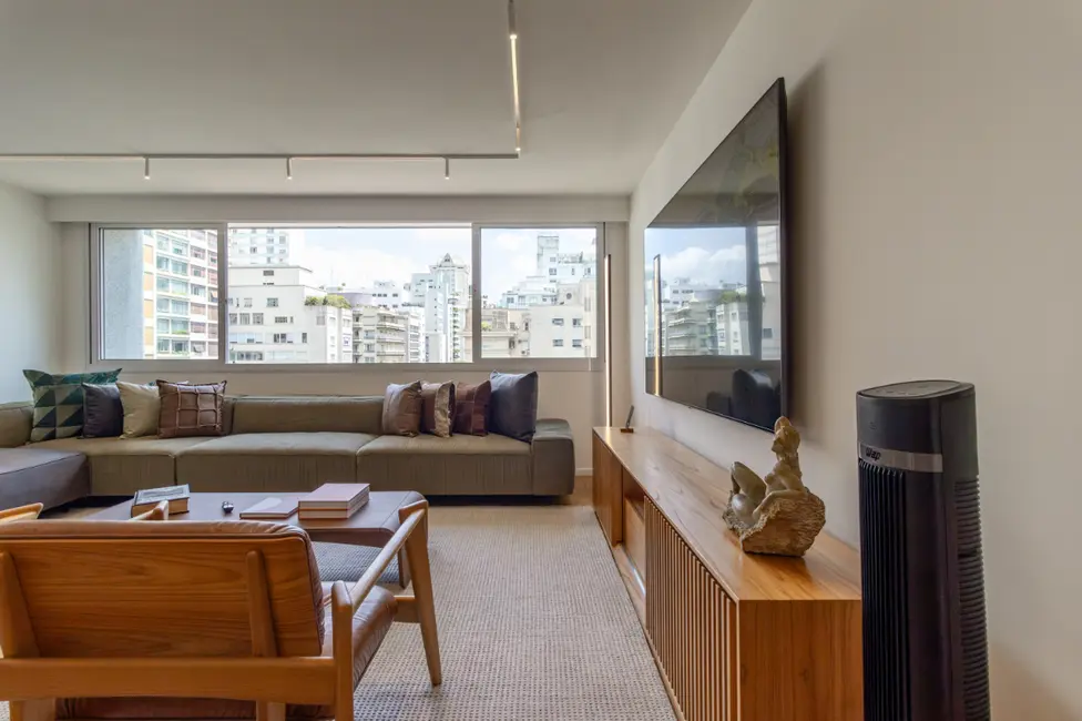 Apartamento com 3 quartos à venda, 128m2 em Higienópolis, São Paulo - SP - imagem 5 Foto 5 de Apartamento com 3 quartos à venda, 128m2 em Higienópolis, São Paulo - SP