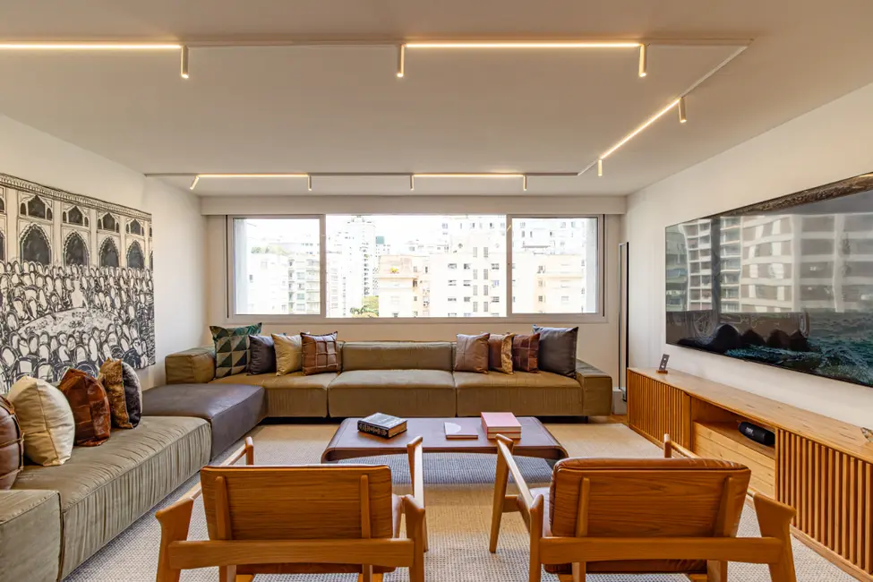 Apartamento com 3 quartos à venda, 128m2 em Higienópolis, São Paulo - SP - imagem 4 Foto 4 de Apartamento com 3 quartos à venda, 128m2 em Higienópolis, São Paulo - SP