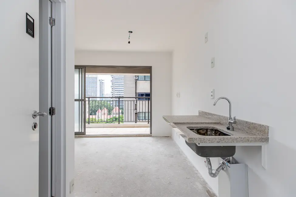 Apartamento com 1 quarto à venda, 25m2 em Moema, São Paulo - SP - imagem 1 Foto 1 de Apartamento com 1 quarto à venda, 25m2 em Moema, São Paulo - SP