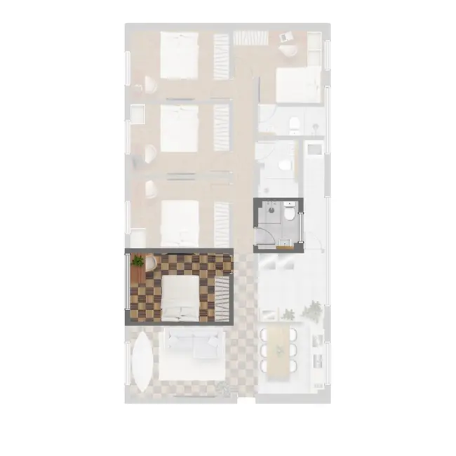 Foto 8 de Apartamento com 5 quartos à venda, 134m2 em Pinheiros, São Paulo - SP