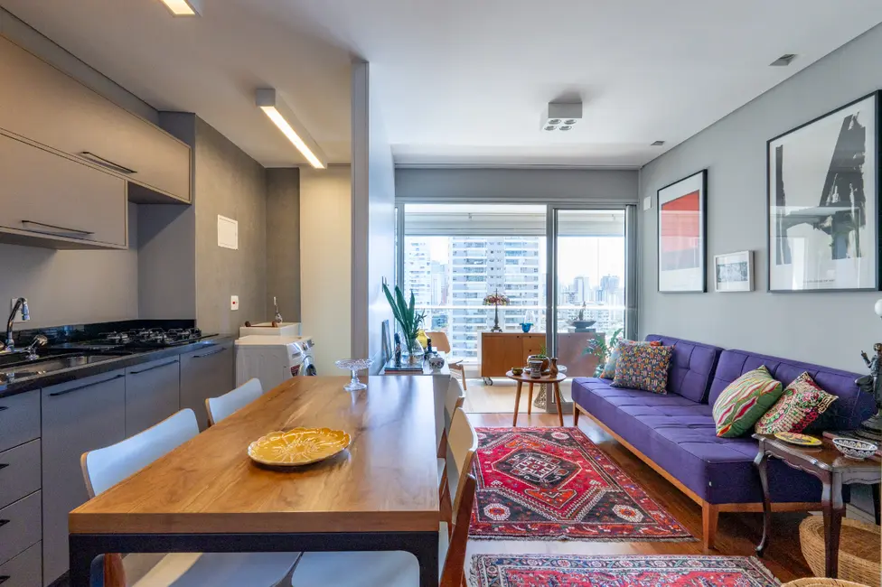 Foto 1 de Apartamento com 1 quarto à venda, 48m2 em Cidade Monções, São Paulo - SP