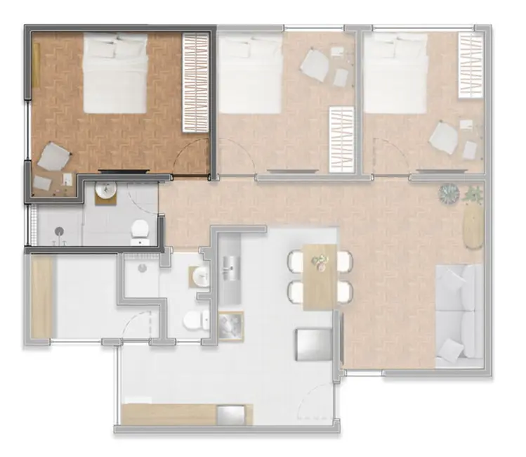 Foto 9 de Apartamento com 3 quartos à venda, 88m2 em São Paulo - SP