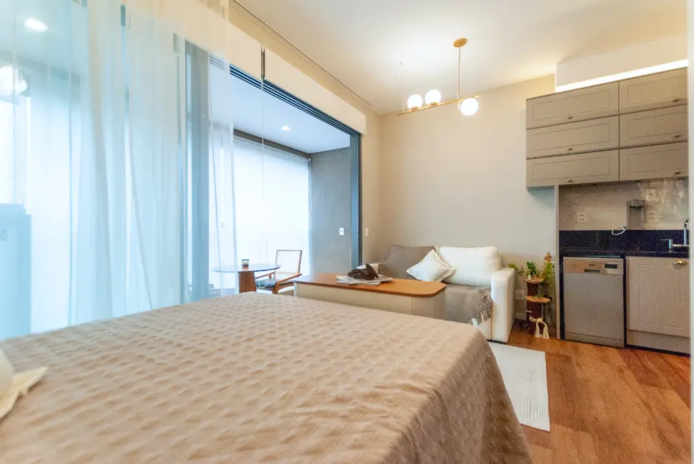 Apartamento com 1 quarto à venda, 33m2 em Vila Nova Conceição, São Paulo - SP - imagem 6 Foto 6 de Apartamento com 1 quarto à venda, 33m2 em Vila Nova Conceição, São Paulo - SP
