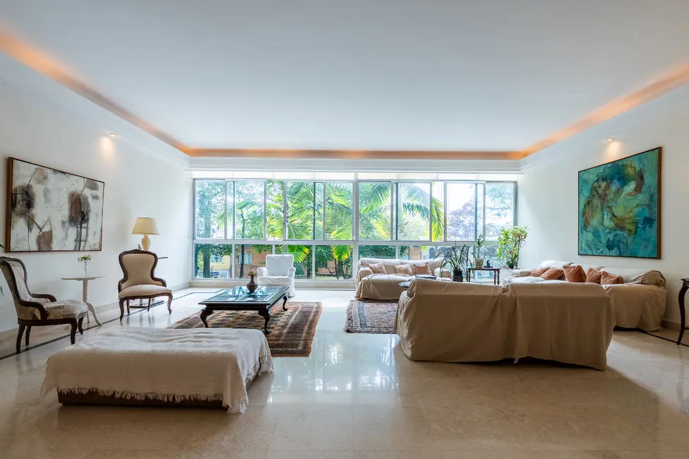 Apartamento com 5 quartos à venda, 446m2 em Higienópolis, São Paulo - SP - imagem 3 Foto 3 de Apartamento com 5 quartos à venda, 446m2 em Higienópolis, São Paulo - SP