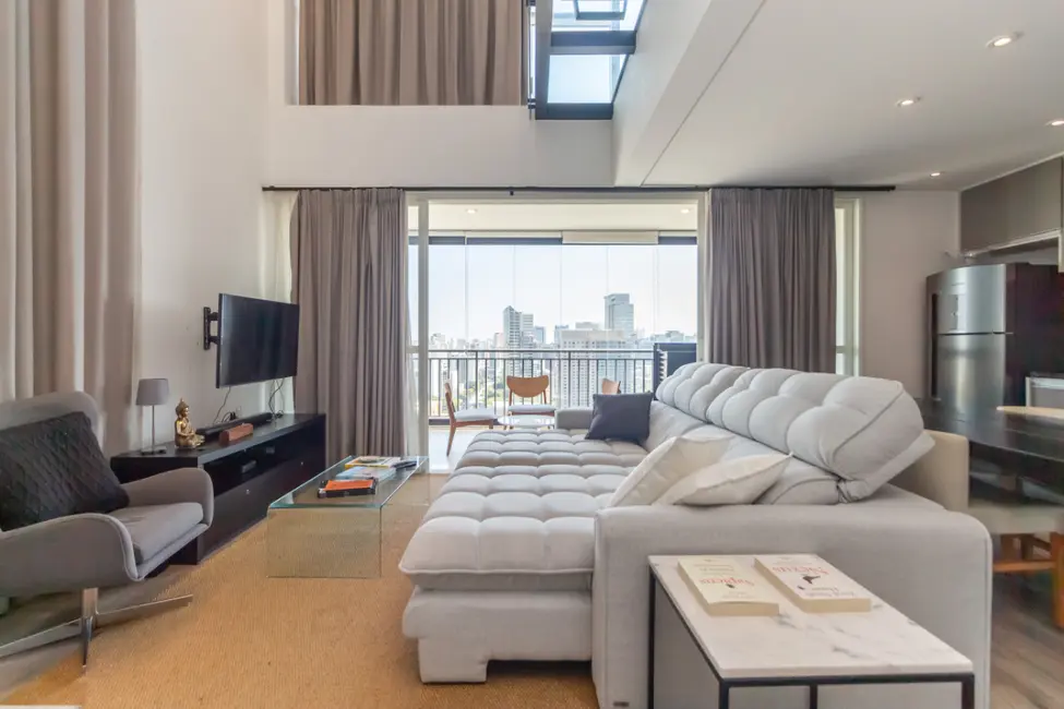 Foto 2 de Cobertura com 1 quarto à venda, 108m2 em Cidade Monções, São Paulo - SP