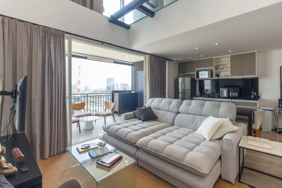 Foto 1 de Cobertura com 1 quarto à venda, 108m2 em Cidade Monções, São Paulo - SP