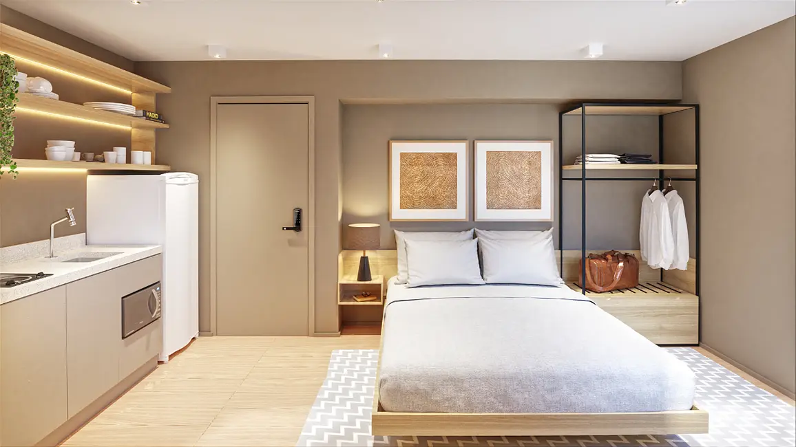 Foto 3 de Apartamento com 1 quarto à venda, 18m2 em Jardins, São Paulo - SP