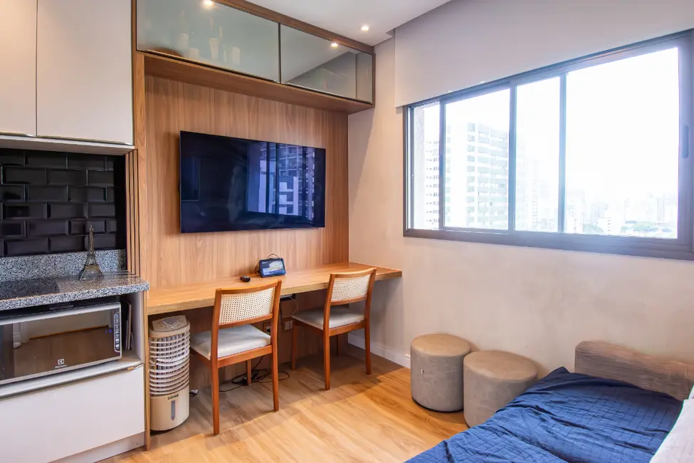 Apartamento com 1 quarto à venda, 27m2 em Chácara Santo Antônio (Zona Sul), São Paulo - SP - imagem 1 Foto 1 de Apartamento com 1 quarto à venda, 27m2 em Chácara Santo Antônio (Zona Sul), São Paulo - SP