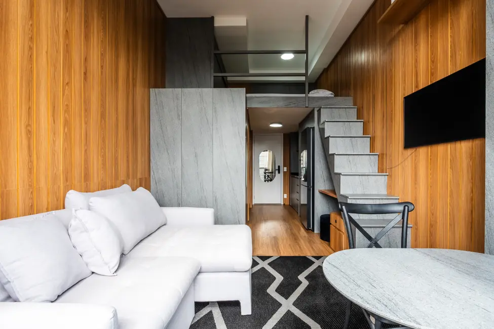 Apartamento com 1 quarto à venda, 43m2 em Moema, São Paulo - SP - imagem 6 Foto 6 de Apartamento com 1 quarto à venda, 43m2 em Moema, São Paulo - SP