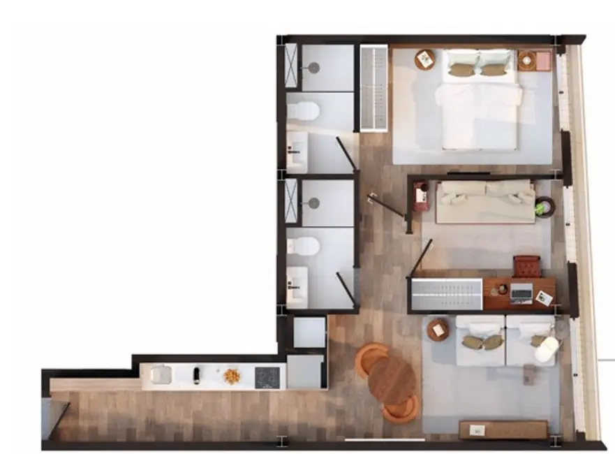 Foto 5 de Apartamento com 2 quartos à venda em Jardim Paulista, São Paulo - SP