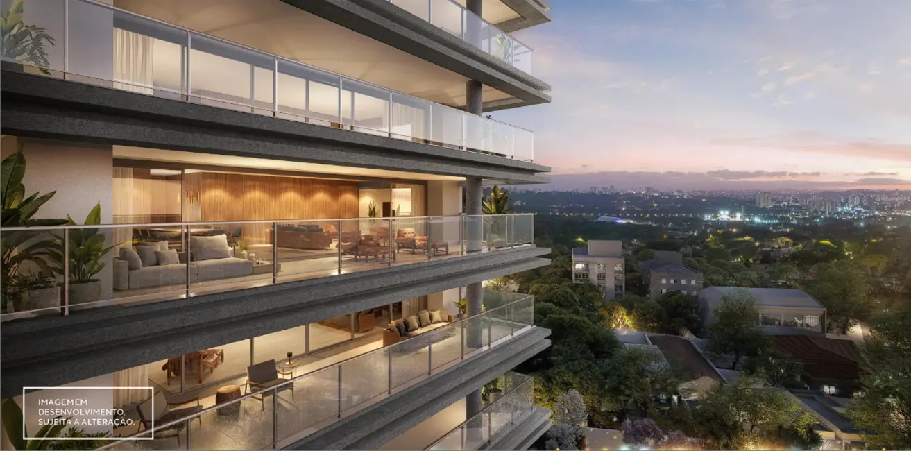 Foto 4 de Apartamento com 4 quartos à venda, 327m2 em Alto de Pinheiros, São Paulo - SP