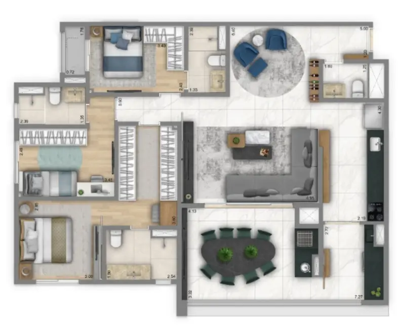 Foto 2 de Apartamento com 3 quartos à venda, 125m2 em Saúde, São Paulo - SP