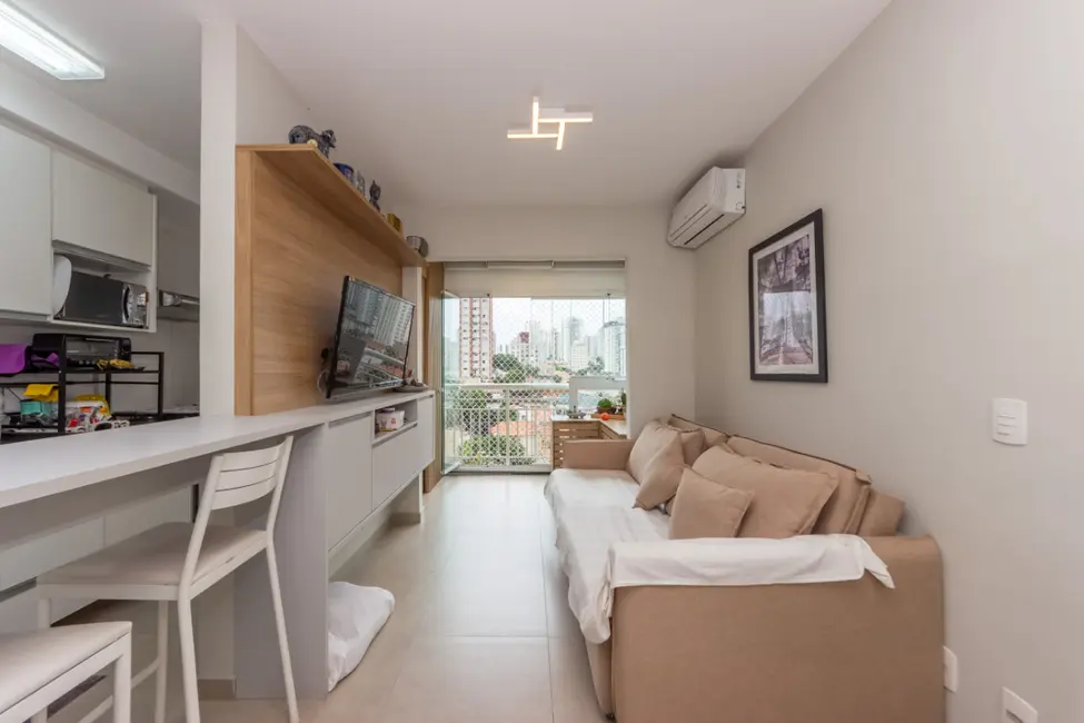 Apartamento com 1 quarto à venda, 37m2 em Mirandópolis, São Paulo - SP - imagem 2 Foto 2 de Apartamento com 1 quarto à venda, 37m2 em Mirandópolis, São Paulo - SP