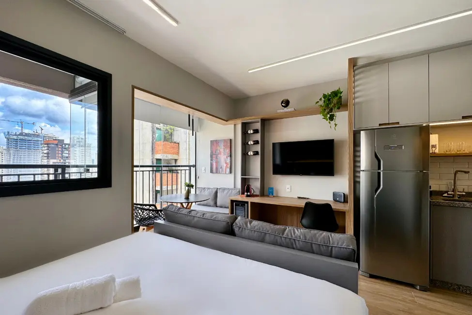 Foto 9 de Apartamento com 1 quarto à venda, 24m2 em Campo Belo, São Paulo - SP