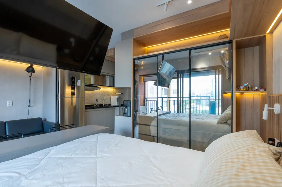 Foto 2 de Apartamento com 1 quarto à venda, 27m2 em Santo Amaro, São Paulo - SP