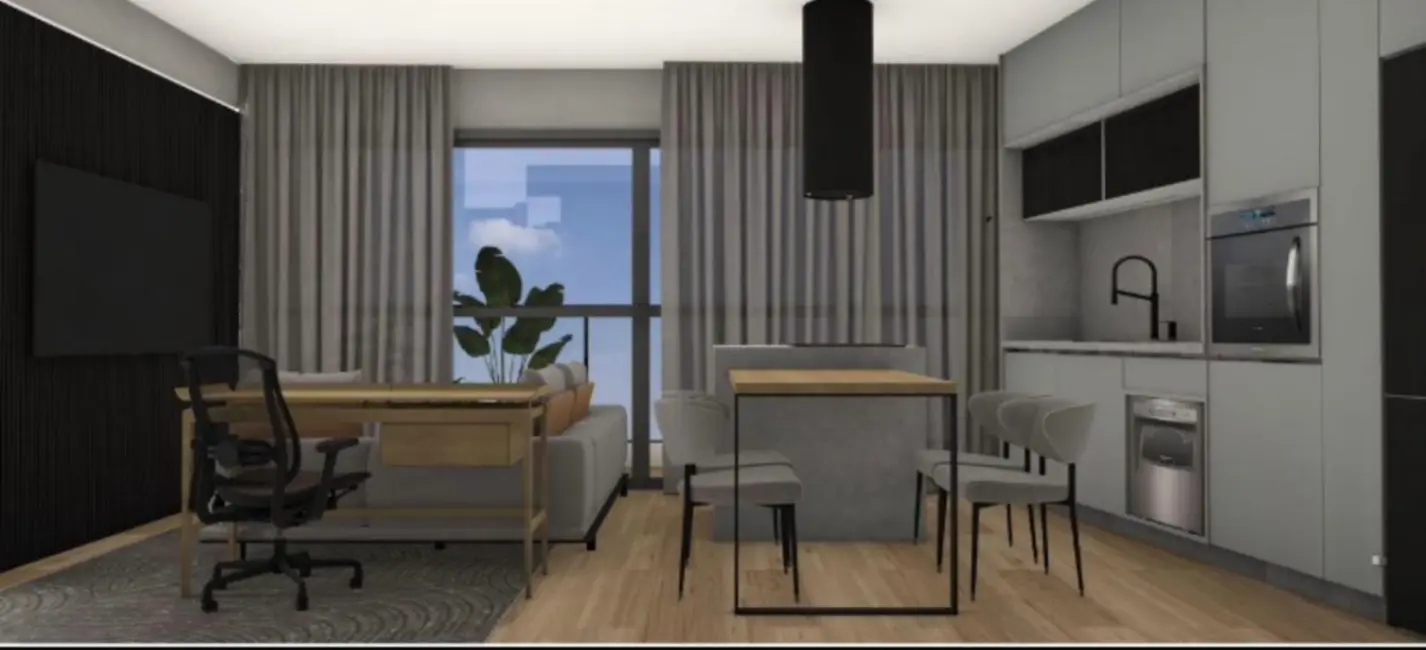 Apartamento com 1 quarto à venda, 68m2 em Vila Olímpia, São Paulo - SP - imagem 6 Foto 6 de Apartamento com 1 quarto à venda, 68m2 em Vila Olímpia, São Paulo - SP