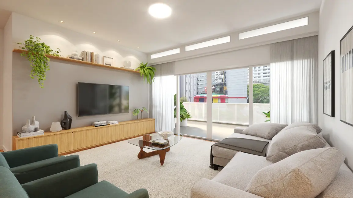 Apartamento com 3 quartos à venda, 202m2 em Higienópolis, São Paulo - SP - imagem 2 Foto 2 de Apartamento com 3 quartos à venda, 202m2 em Higienópolis, São Paulo - SP