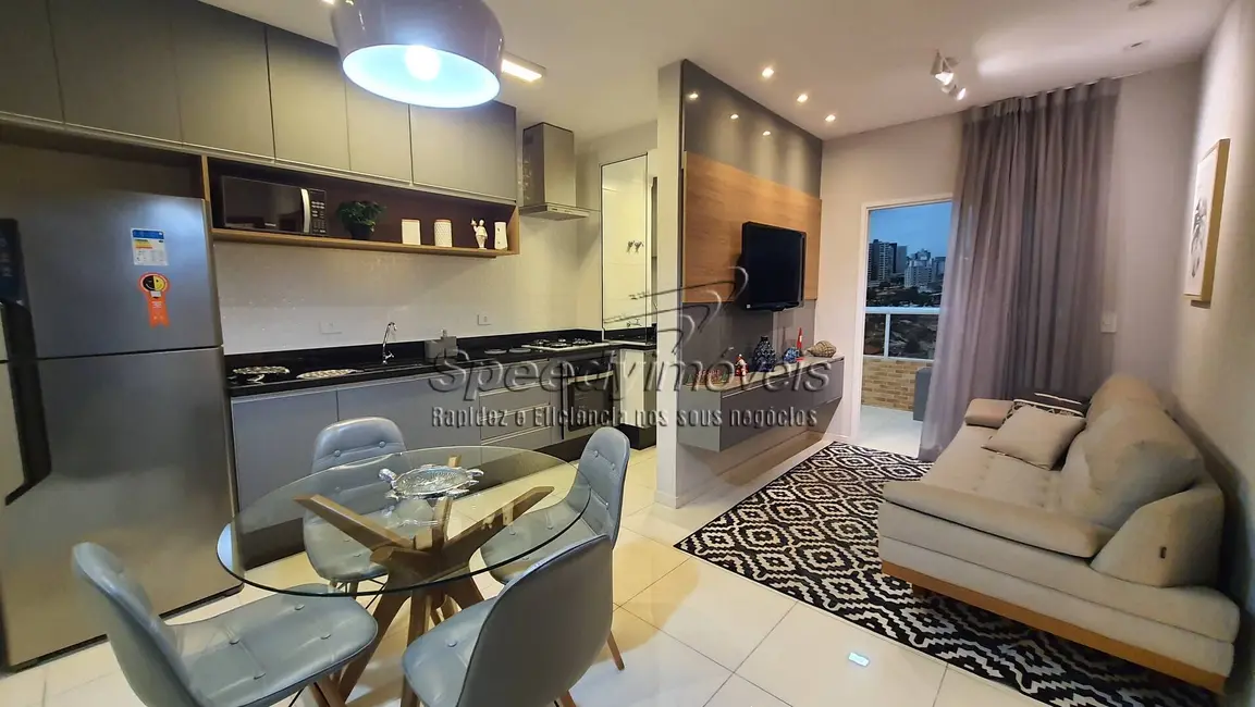 Foto 2 de Apartamento com 2 quartos à venda, 57m2 em Boqueirão, Praia Grande - SP