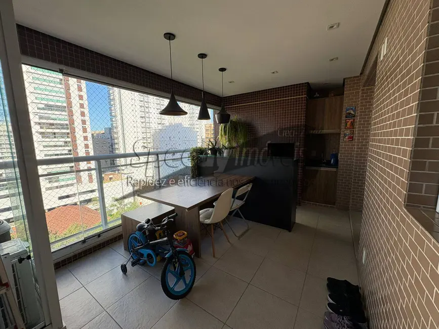 Foto 2 de Apartamento com 3 quartos à venda, 87m2 em Pompéia, Santos - SP