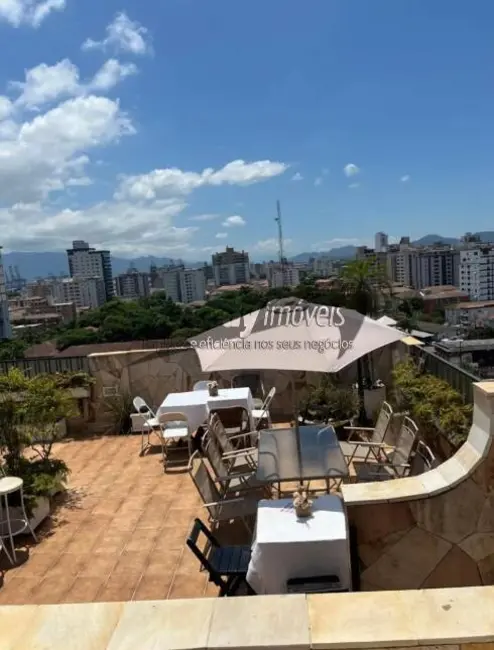 Foto 2 de Cobertura com 4 quartos à venda, 360m2 em Ponta da Praia, Santos - SP