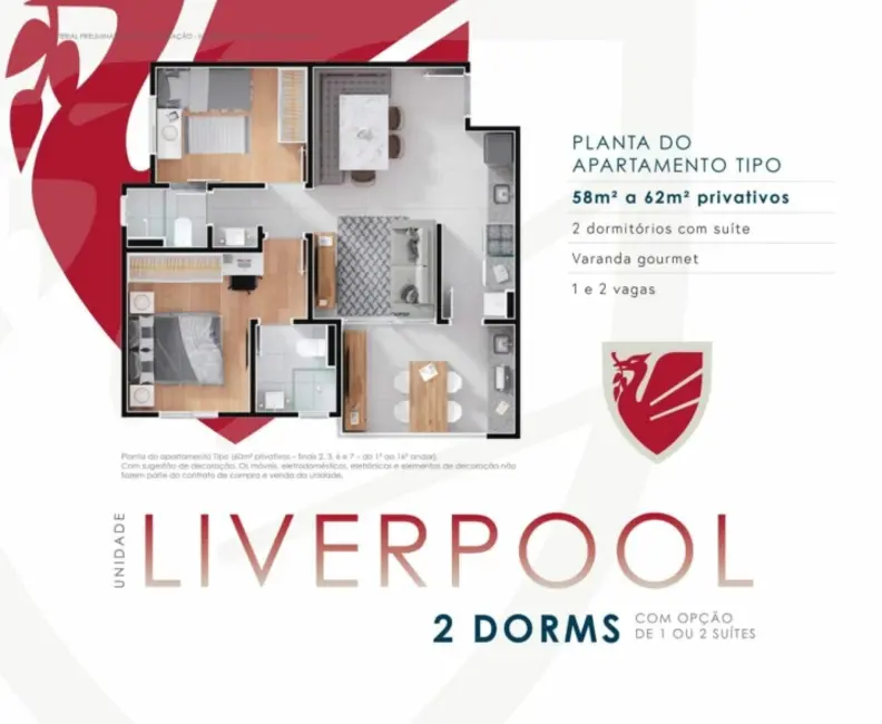 Foto 6 de Apartamento com 2 quartos à venda, 58m2 em Vila Espírito Santo, Sorocaba - SP