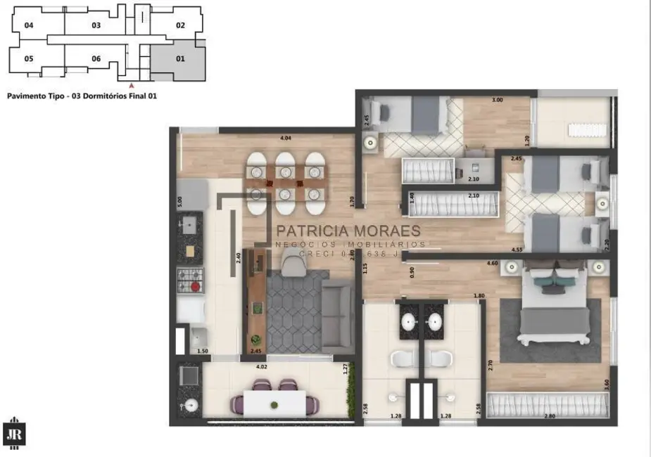 Apartamento com 2 quartos à venda, 54m2 em Vila Hortência, Sorocaba - SP - imagem 8 Foto 8 de Apartamento com 2 quartos à venda, 54m2 em Vila Hortência, Sorocaba - SP
