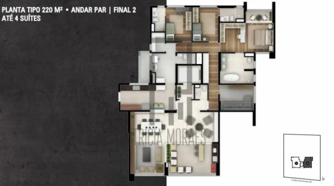 Foto 7 de Apartamento com 3 quartos à venda, 215m2 em Parque Campolim, Sorocaba - SP