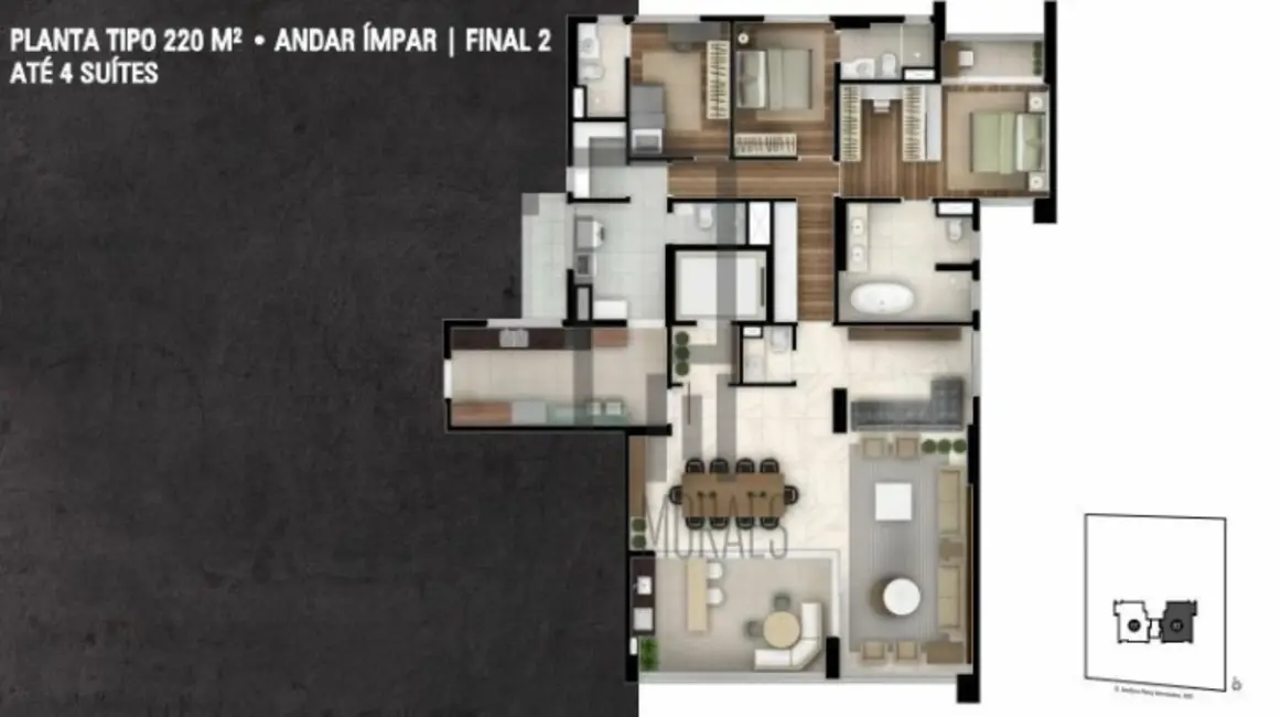 Foto 6 de Apartamento com 3 quartos à venda, 215m2 em Parque Campolim, Sorocaba - SP