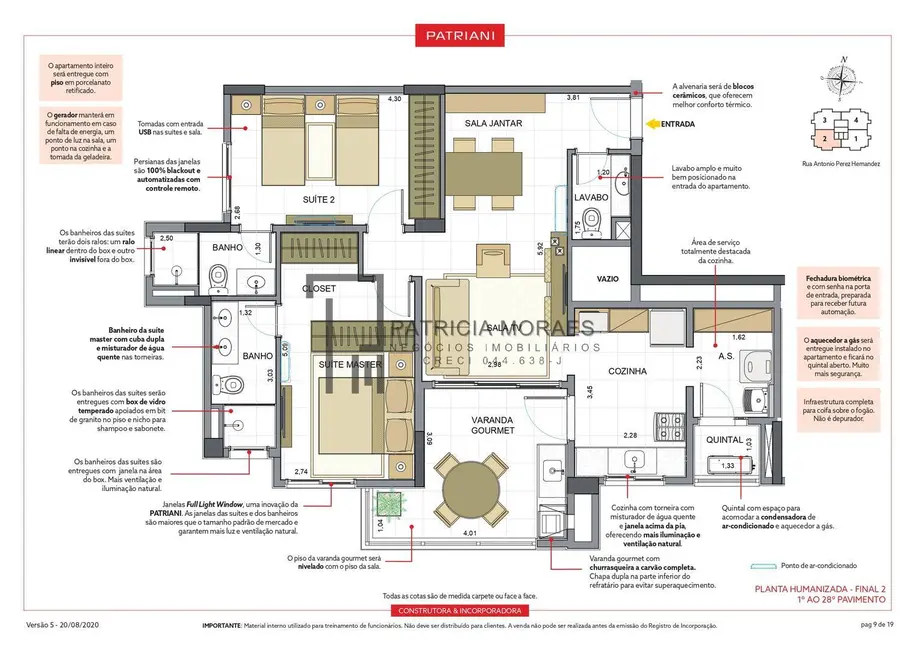 Foto 3 de Apartamento com 2 quartos à venda, 88m2 em Parque Campolim, Sorocaba - SP