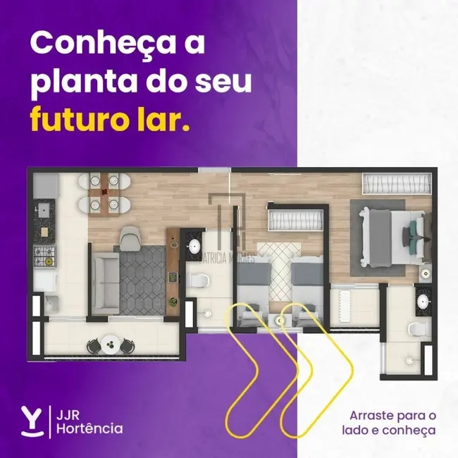 Apartamento com 2 quartos à venda, 52m2 em Vila Hortência, Sorocaba - SP - imagem 4 Foto 4 de Apartamento com 2 quartos à venda, 52m2 em Vila Hortência, Sorocaba - SP