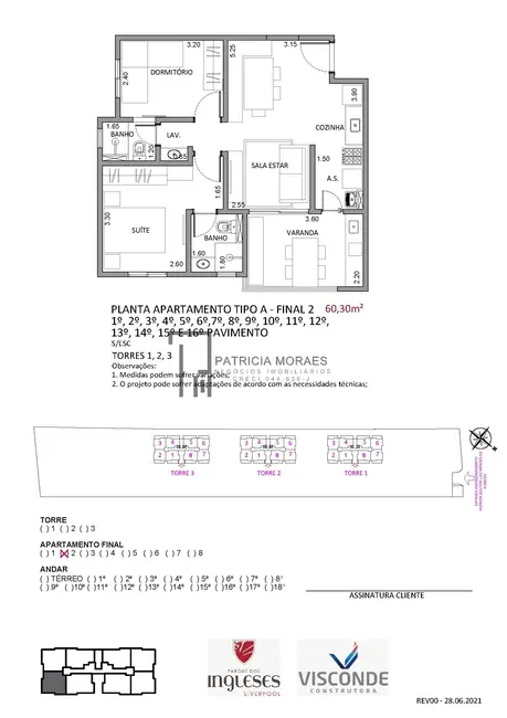 Foto 2 de Apartamento com 2 quartos à venda, 63m2 em Jardim Bertanha, Sorocaba - SP