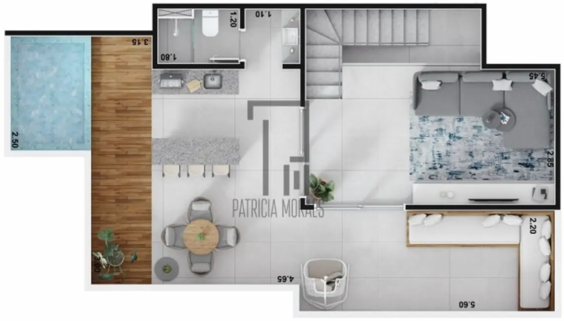 Cobertura com 2 quartos à venda, 131m2 em Vila Espírito Santo, Sorocaba - SP - imagem 9 Foto 9 de Cobertura com 2 quartos à venda, 131m2 em Vila Espírito Santo, Sorocaba - SP